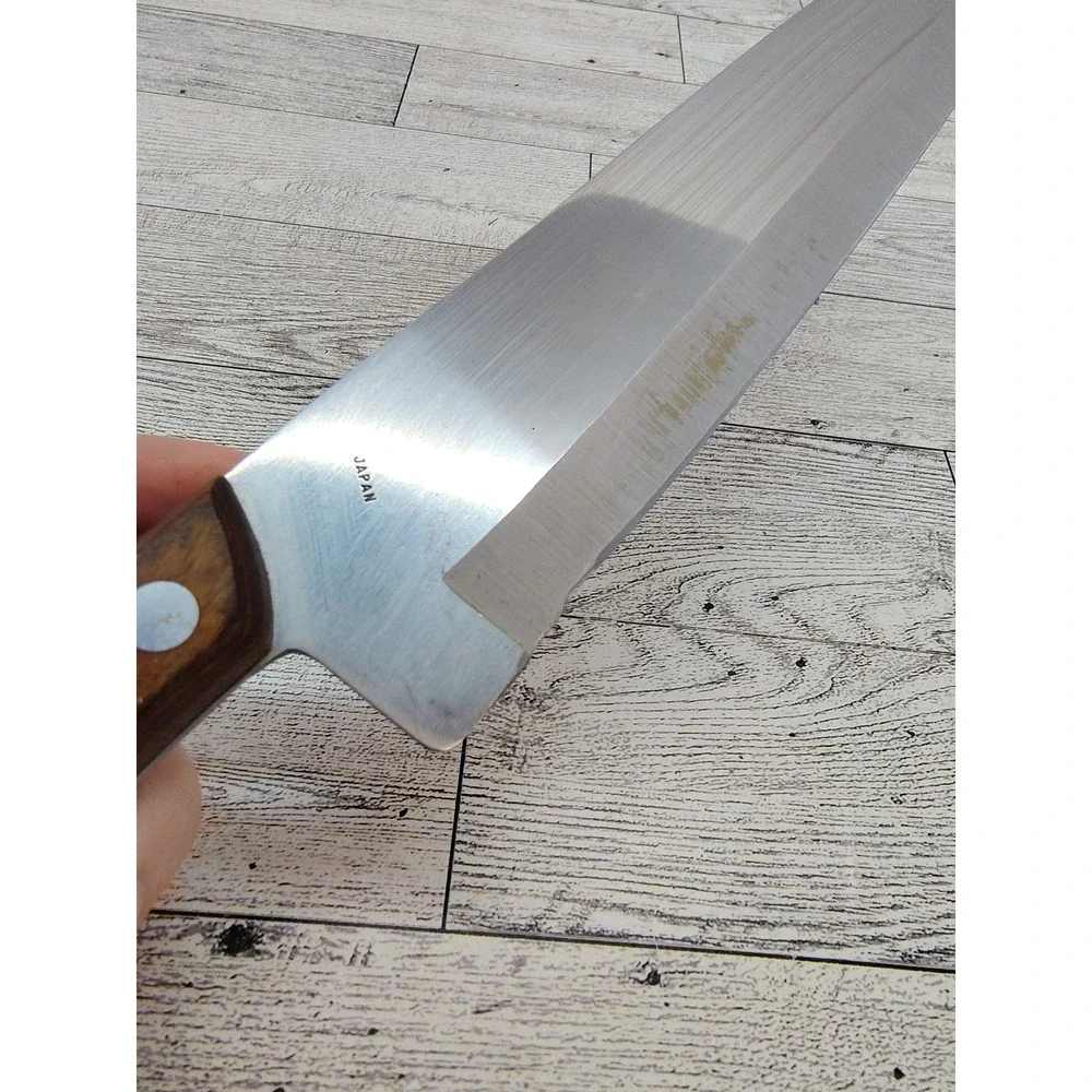 Vintage Japanese Kitchen Delite Chefs Knife Full Tang‎ 14